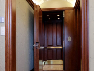 Custom raised panel in walnut